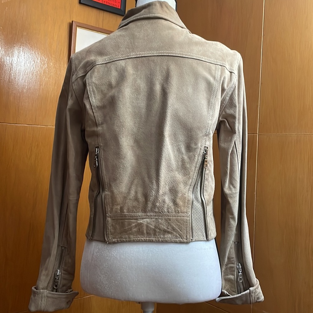 Cropped Suede Jacket - image 3